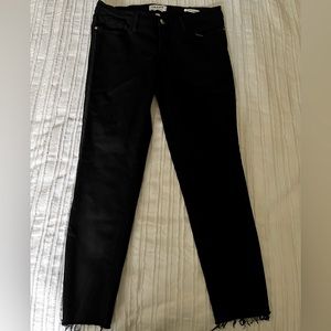 Frame High Rise Le Skinny Jeanne Black - Women’s Size 29 - Inseam 26”